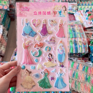Hình Dán Nổi 3D Búp Bê, Công Chúa