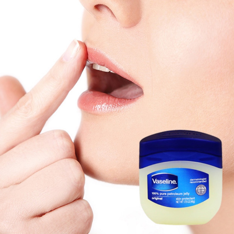 Sáp dưỡng ẩm dưỡng môi Vaseline Pure Petroleum Jelly 49g 100% Pure Petroleum Jelly Original Skin Protectant