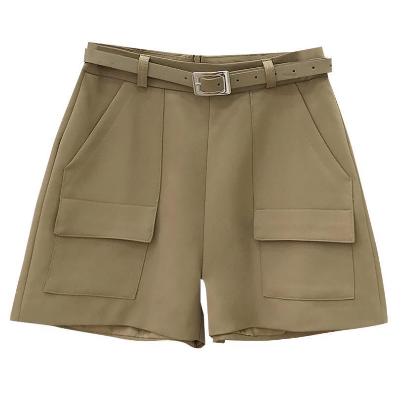 Quần Short Lưng Cao Ống Rộng Thời Trang Mùa Hè Dành Cho Nữ
