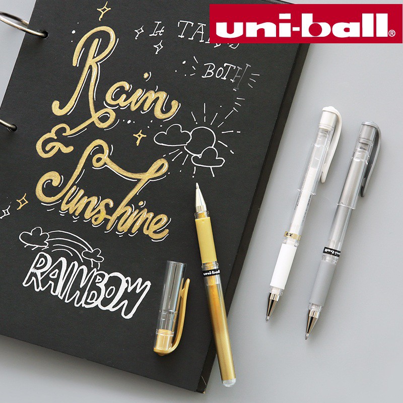 Bút gel Uni ball Signo Pen cỡ 1.0mm UM 153 và cỡ 0.7mm UM 120