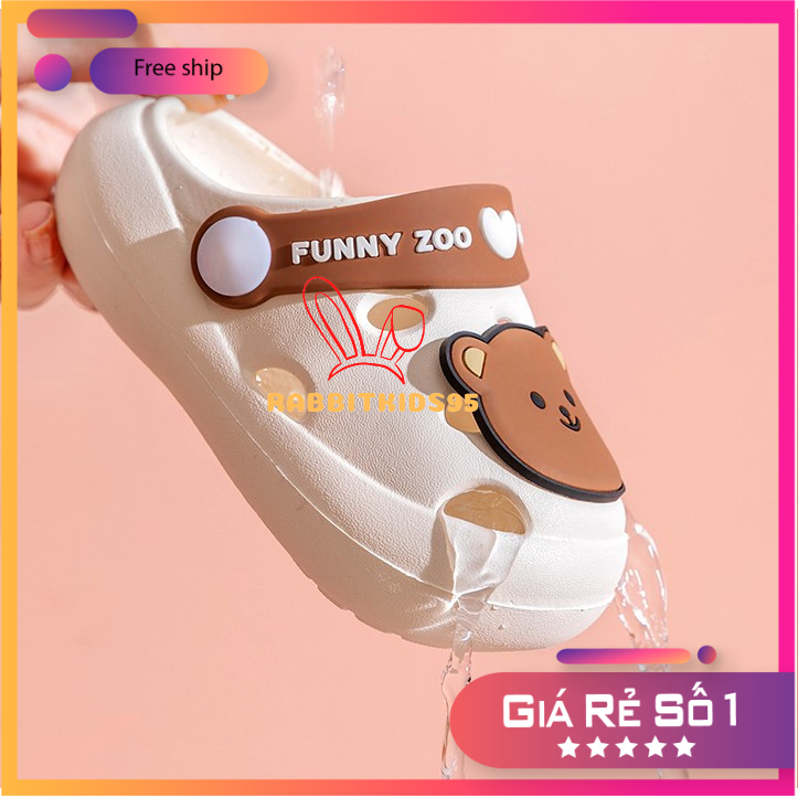 Dép sục Cross gấu cho bé,sục cho bé trai bé gái