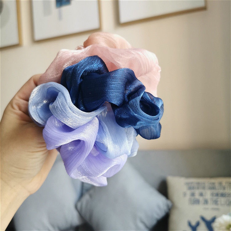 Dây Buộc Tóc Vải Lưới Phong Cách Hàn Quốc Dễ Thương Thời Trang Cho Nữ