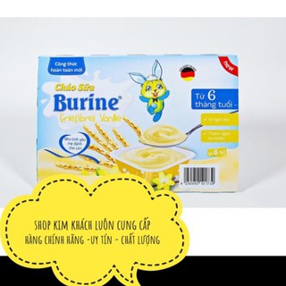 Cháo sữa Burine cho bé 6 tháng tuổi