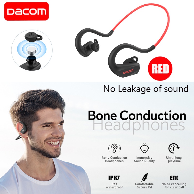 Dacom Tai Nghe Thể Thao DACOM E60 Không Dây Chống Thấm Nước IPX7 Chống Thấm Nước 20 Tiếng Tích Hợp Mic
