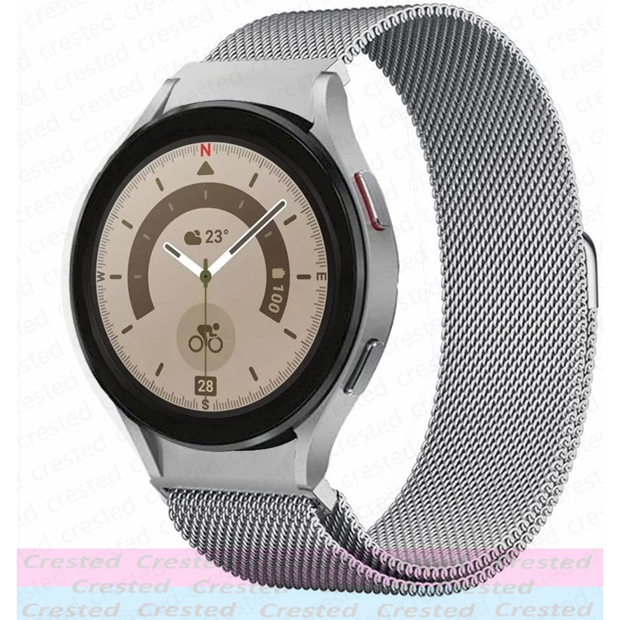 Dây Đeo Milanese Bằng Kim Loại Cho Đồng Hồ Thông Minh Samsung Galaxy Watch 5 / 4 / 4 Classic 20mm 22mm 5 pro 45mm