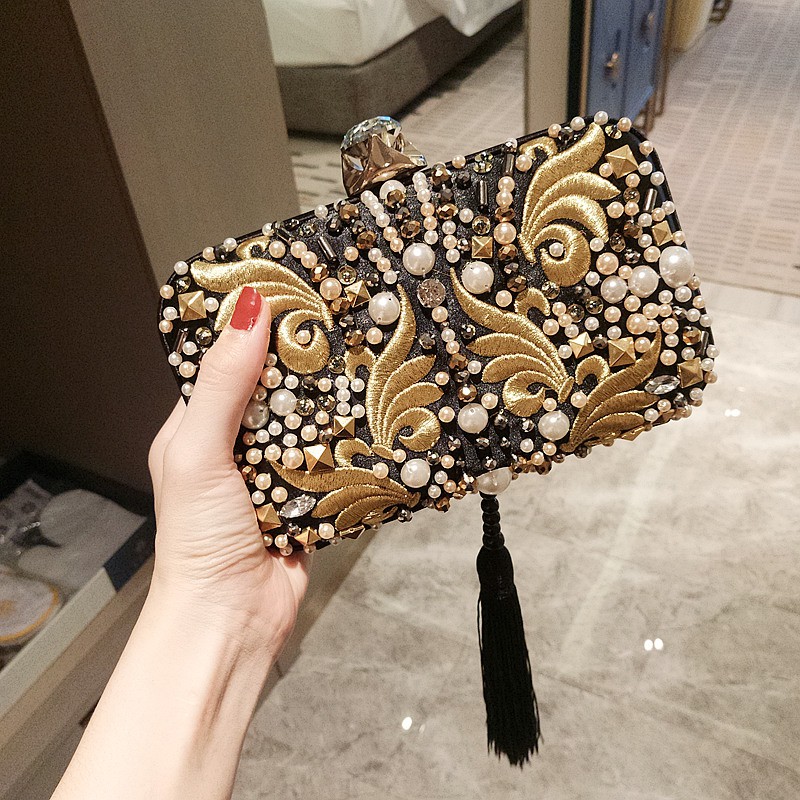 (ORDER) Clutch đính hạt độc lạ