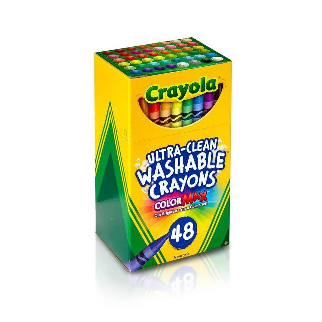 HỘP 48 BÚT MÀU SÁP CRAYOLA Classic Ultra-Clean Washable Crayons