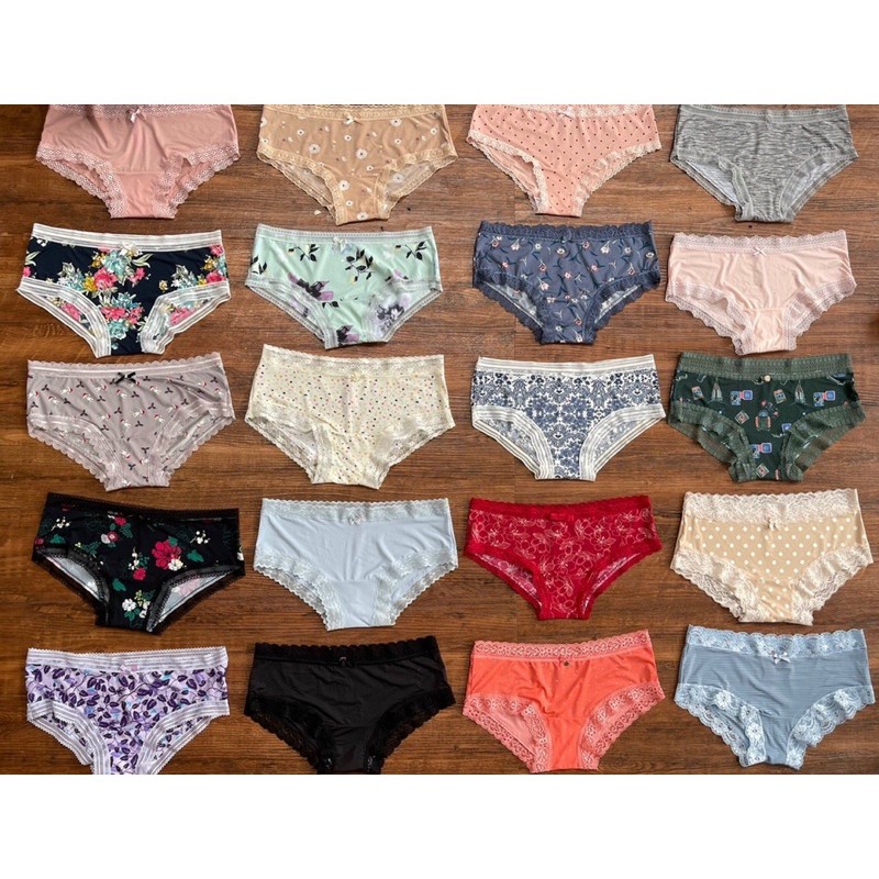 Ưu đãi 20 màu - 5 Quần điều hoà viền ren mát lạnh Pink litte things