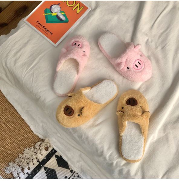 Dép Đi Trong Nhà - Văn Phòng Hình Dáng Heo Dễ Thương