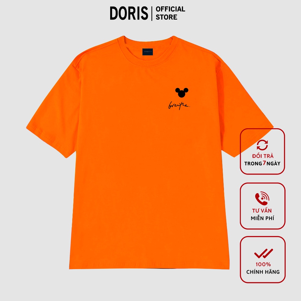[Mã DORRT8250 giảm 250k] Áo thun MICKEY BRE chất liệu cotton 100% áo phông form rộng DORRIS N