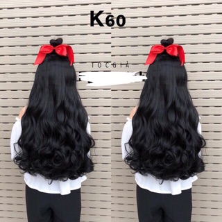 Tóc kẹp dải 65cm sỉ 60k