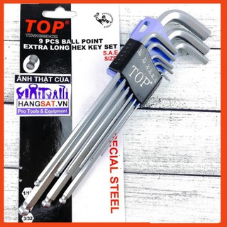 Bộ lục giác 9 chi tiết hệ inch TOP chính hãng taiwan