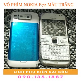 VỎ PHÍM NOKIA E72 MÀU TRẮNG