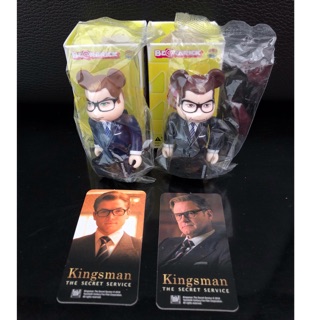 100% Bearbrick Kingsman Hero Combo