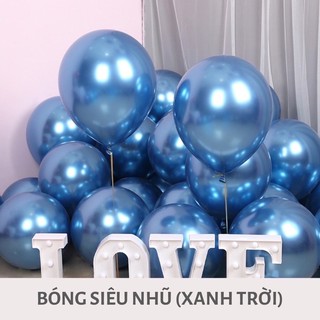 Set 10 bóng mạ chrome siêu nhũ