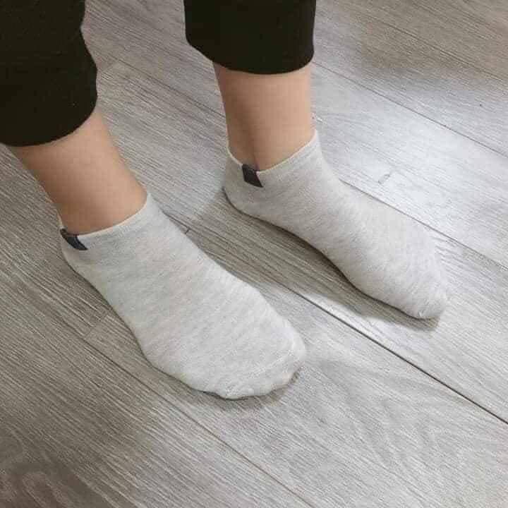 Tất Nam Nữ ZARA Trơn Cổ Ngắn Vớ Nam Thời Trang Cao Cấp Chất Cotton 100% Co Giãn Thấm Hút Kháng Khuẩn Cực Tốt