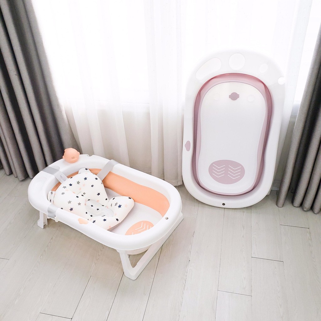 [Haobaby Shop] Phao đệm tắm cao cấp an toàn cho bé sơ sinh