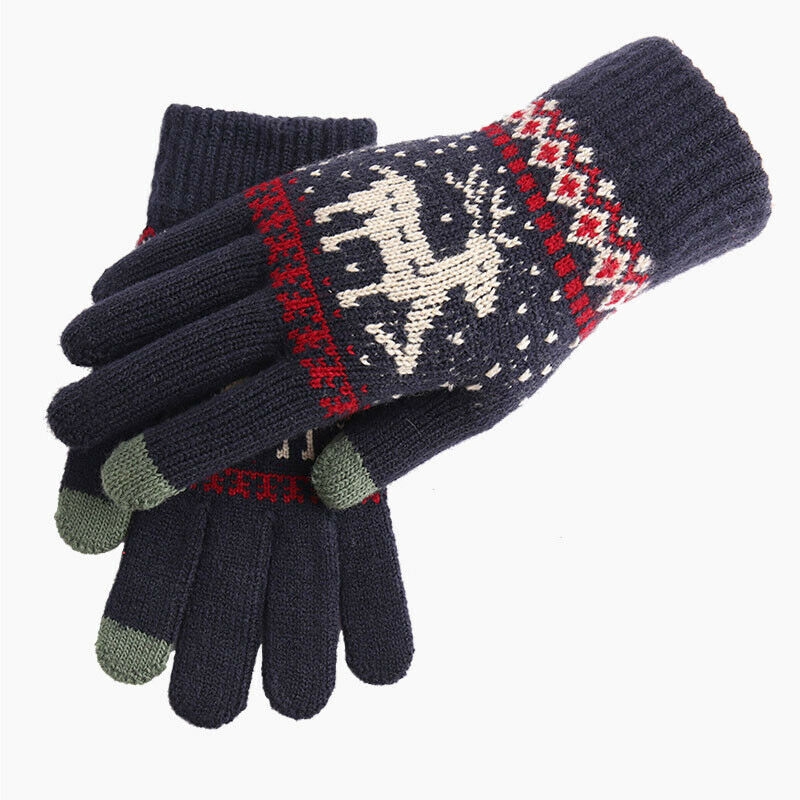 Găng tay len giữ ấm có thể sử dụng màn hình cảm ứng