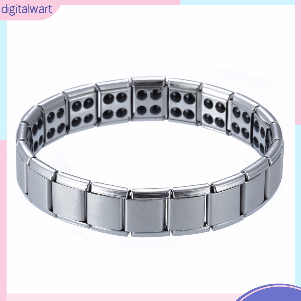 Vòng Đeo Tay Bằng Titan Có Nam Châm Thời Trang Cao Cấp Cho Nam