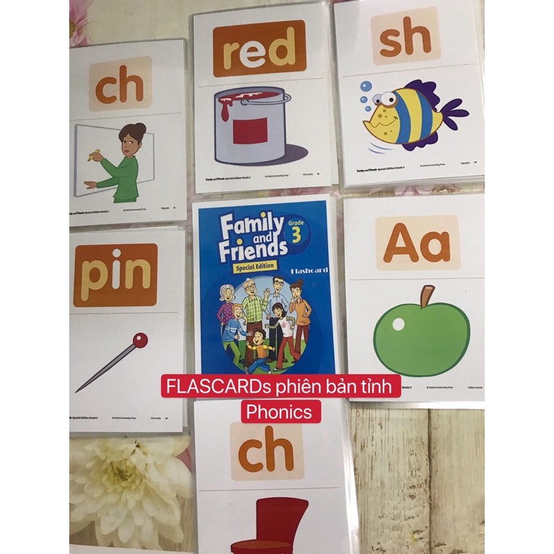 Flashcards  Family and Friend Special level 3- Size A5-2 mặt( phiên bản tỉnh)