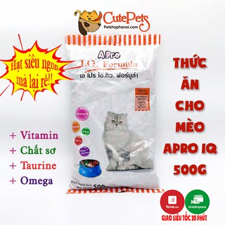 Hình ảnh Thức ăn cho mèo Apro IQ Formula 500g hạt cho mèo giá rẻ bổ sung vitamin rau củ - CutePets