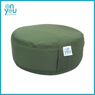 [Bồ Đoàn ngồi thiền] hỗ trợ cột sống (Gối Đệm) Vỏ Đậu Xanh - Đường kính 30cm - Kaki cotton - OnYou Meditation