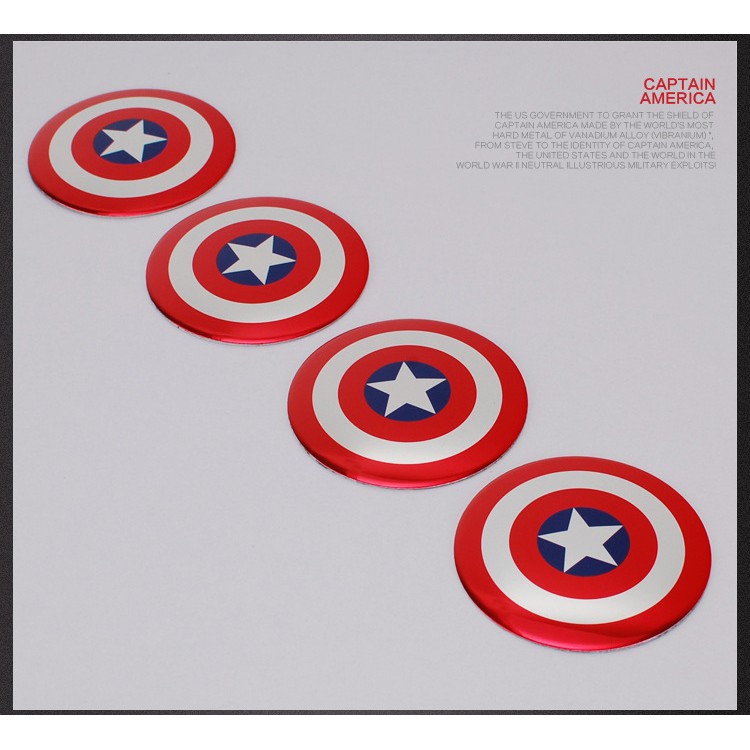 Ốp Dán Trang Trí Bánh Xe Hơi 4 X 56mm Kiểu Mỹ Độc Đáo