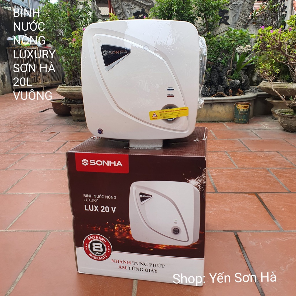 Bình nóng lạnh Sơn Hà Luxury 20L vuông