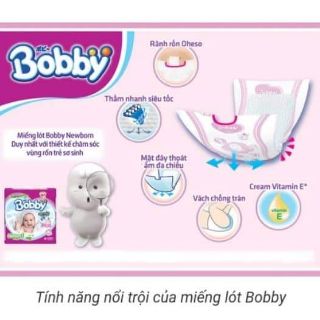 Miếng lót Bobby newborn1 (64,88,108 miếng)