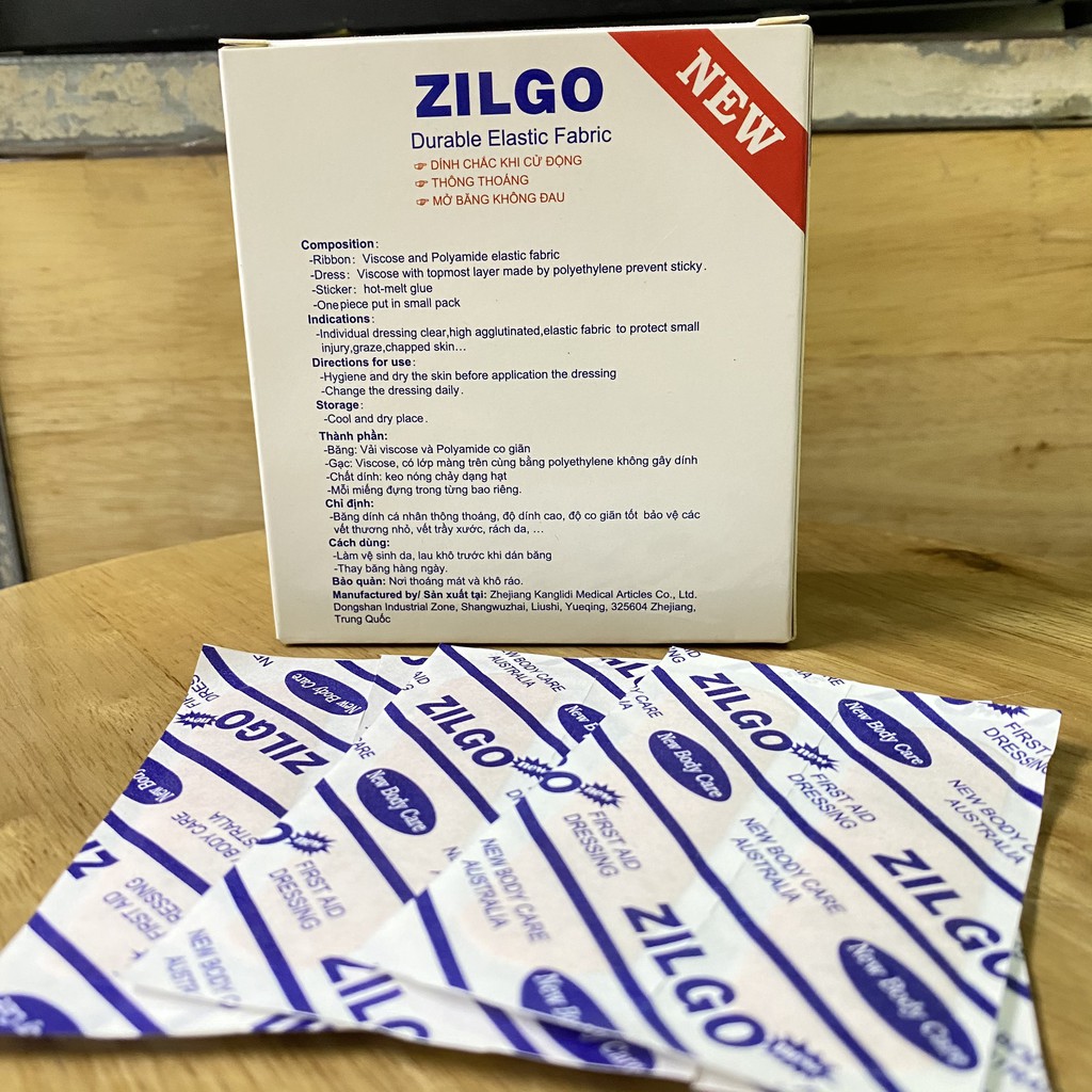 Zilgo - Băng cá nhân (102 miếng)