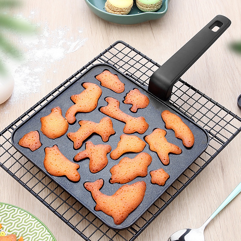 Khuôn Làm Bánh Waffle Chống Dính Trọng Lượng Nhẹ Tiện Dụng