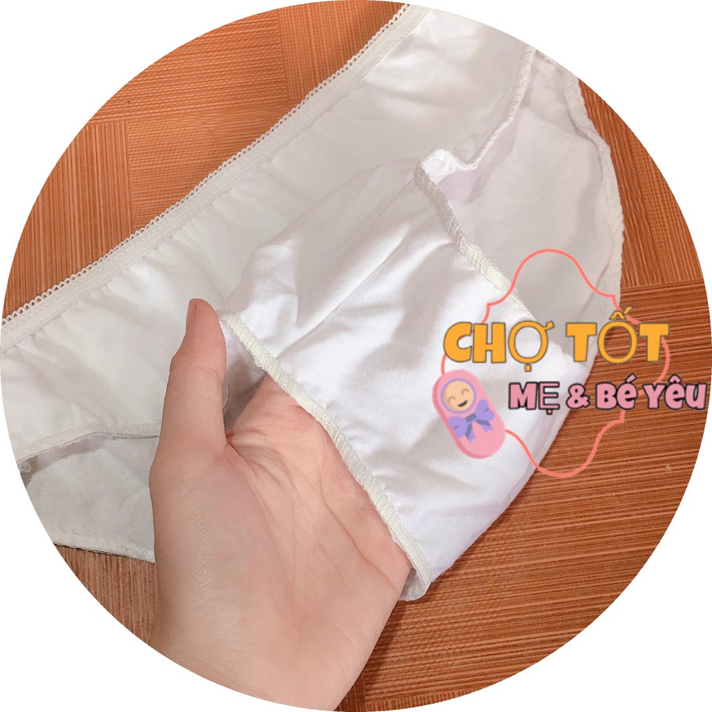 Túi 6 Chiếc Quần Lót Giấy Vải Cotton Dùng 1 Lần Size Lớn Dành Cho Người To Cân ,Cho Mẹ Bầu Mẹ Sau Sinh (60-90 Kg)