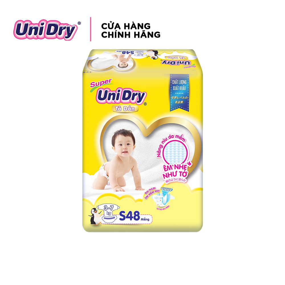 Tã dán UniDry S48/M42/L38/XL34