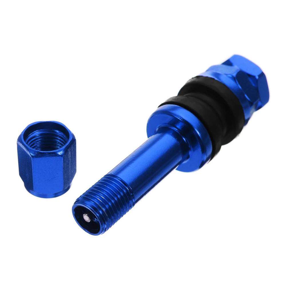 Nắp Van Bánh Xe Hơi / Xe Máy Bằng Hợp Kim Nhôm Màu Đỏ