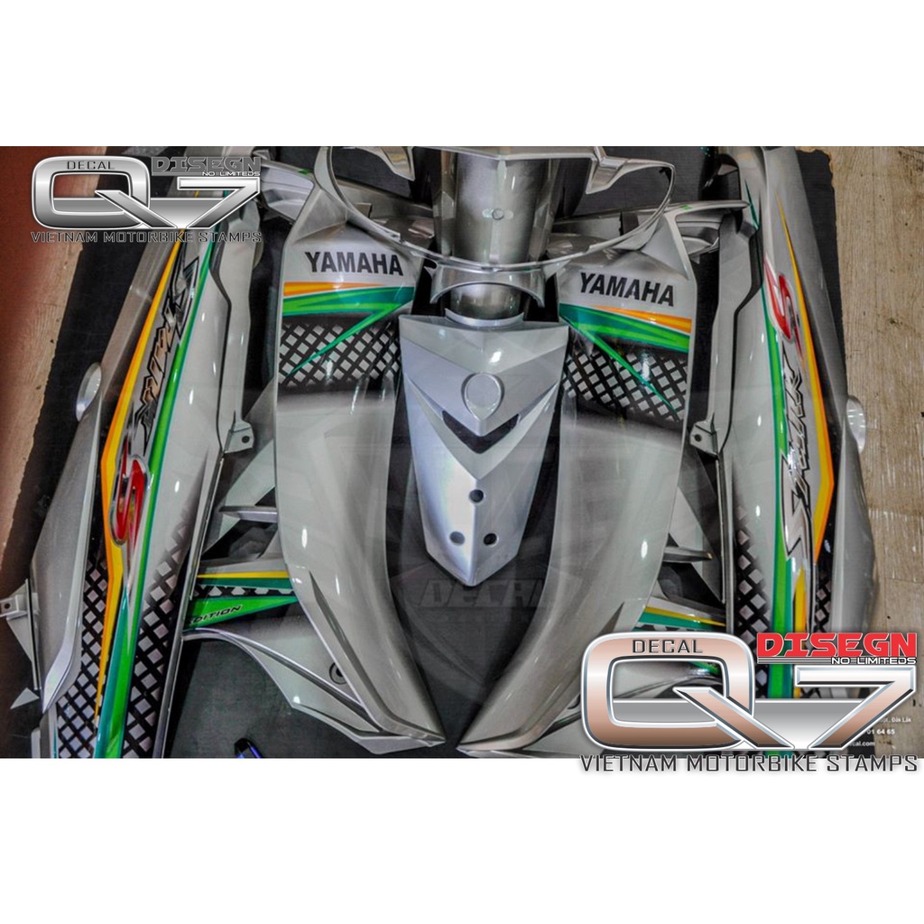 Tem Rời Sirius 110 bạc xanh đen