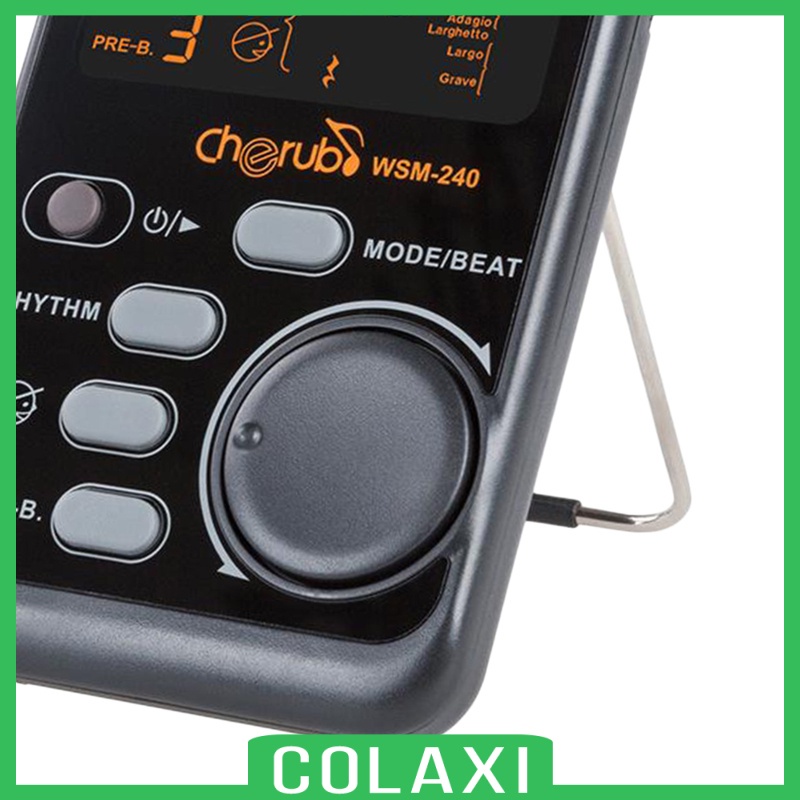 Portable LCD Metronome Tuner Beat Tempo for Piano Violin Guitar Drum Bass
