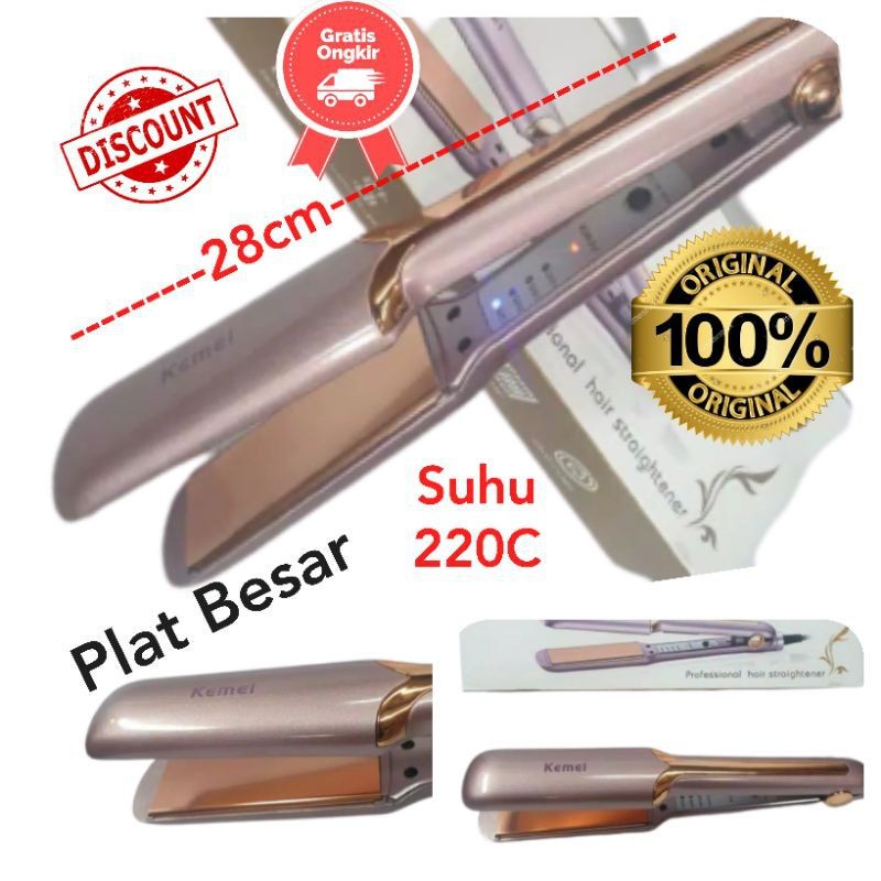 Máy kẹp duỗi và uốn tóc KEMEI KM-459 2 trong 1 chuyên dụng dành cho nữ