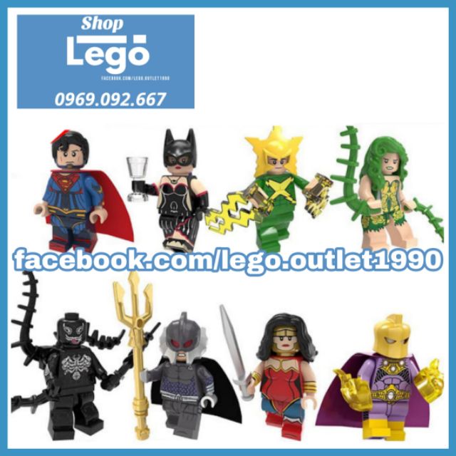 Xếp hình DC Super Hero Electric Marine Lords Siêu anh hùng Lego Minifigures POGO PG8210