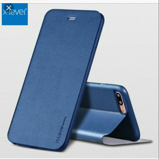 Bao da iphone 7 plus/8 plus chính hãng FIBCOLOR X-Level PIPILU HongKong / Sỉ Phụ Kiện