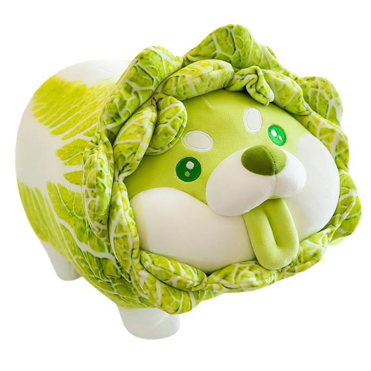 Gối Nhồi Bông Hình Chú Chó Shiba Phong Cách Trung Hoa Sáng Tạo