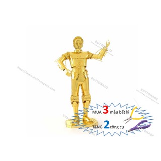 Mô Hình Lắp Ghép kim Loại 3D Robot tự hành C-3PO (See-Threepio)