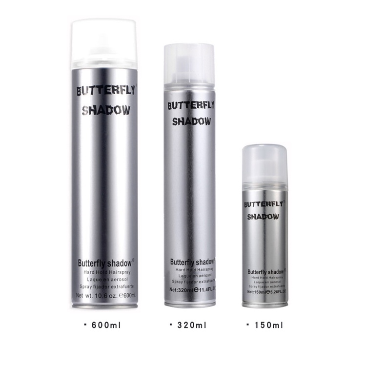 Keo xịt tóc Butterfly Shadow xịt giữ nếp tóc nam nữ cao cấp chính hãng HALOMI loại 1