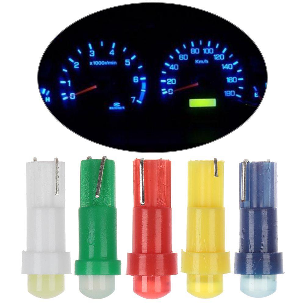 Set 10 / 20 Đèn Led T5 Nhiều Màu Sắc Gắn Bảng Điều Khiển Dành Cho Ô Tô