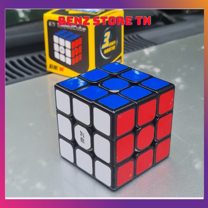 Rubik  3x3 xếp hình rubic 3x3 - QiYi  viền đen/ trắng RB01