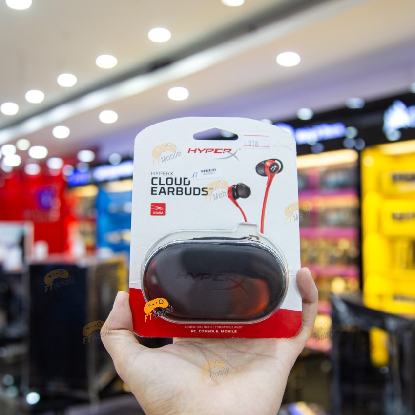 Tai nghe Kingston HyperX Cloud Earbuds - Tai nghe chơi game chính hãng bảo hành 24 tháng