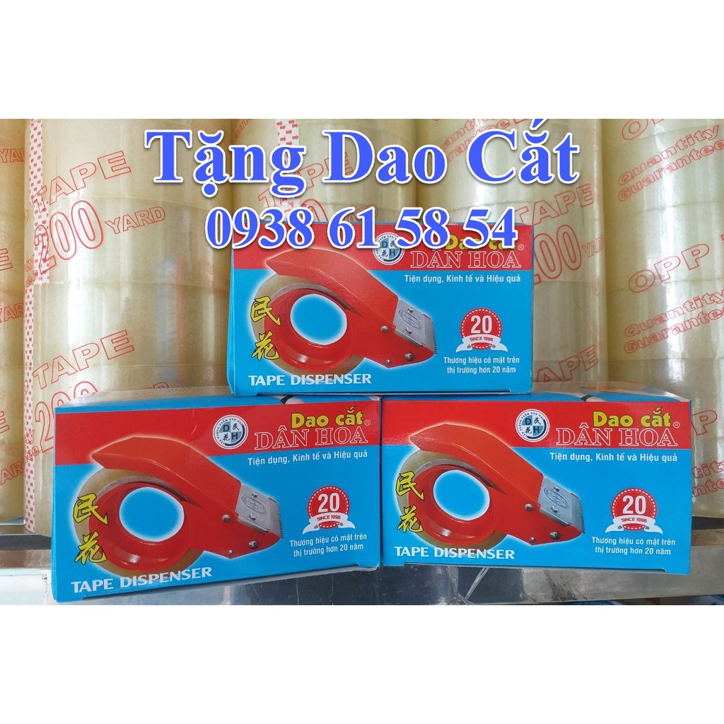 1 Cây Băng Keo Trong 5F 200 yard 2kg 6 Cuộn