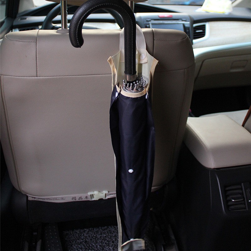 Túi đựng ô dù treo sau ghế giúp chống thấm nước vào sàn xe tiện dụng và sạch sẽ 85x18cm