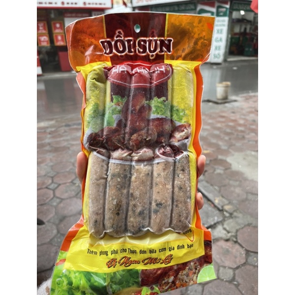 Dồi sụn Hà Thành loại 1 siêu ngon túi 10 chiếc 500gr, chiên, nướng