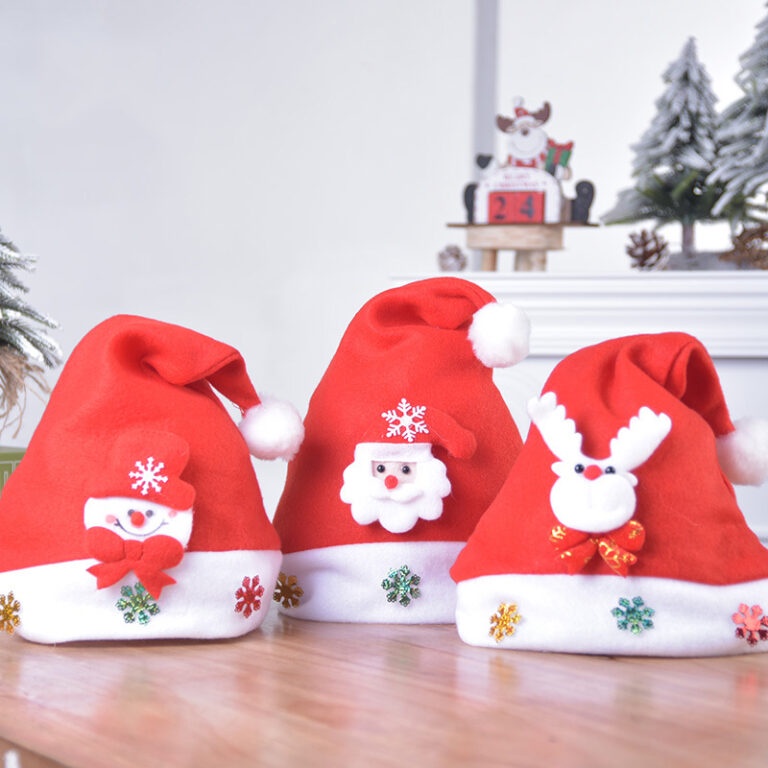 Mũ Noel Giáng Sinh Phát Sáng Cute Dễ Thương Chất Lượng Cao Mềm Thoáng - TAI001