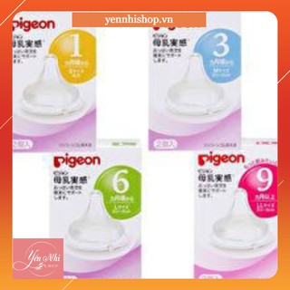 Núm ti thay thế bình pigeon cổ rộng nội địa nhật